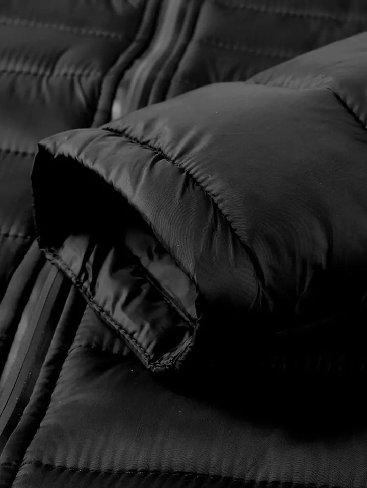 Arwen Women's Winter Puffer Jacket with Hood-Black-S-State of Style