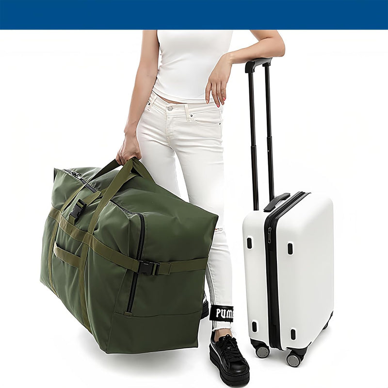 Extra Large 120L Waterproof Travel Duffel Bag – Foldable Storage & Carry On