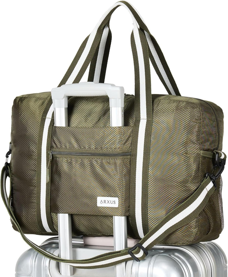 Lightweight Foldable Waterproof Travel Tote Bag – Compact Carry On Luggage