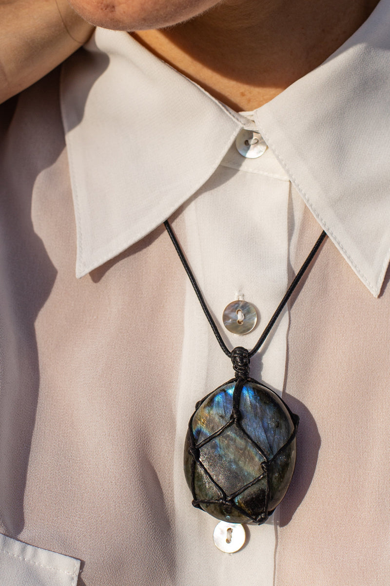 Astrid Dragonheart Labradorite Necklace-State of Style