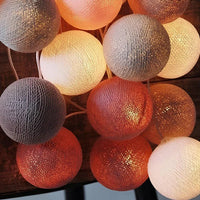 Atmospheric Ball String Lights - LumaBreeze-Bordeaux Red-150 cm-USB-State of Style