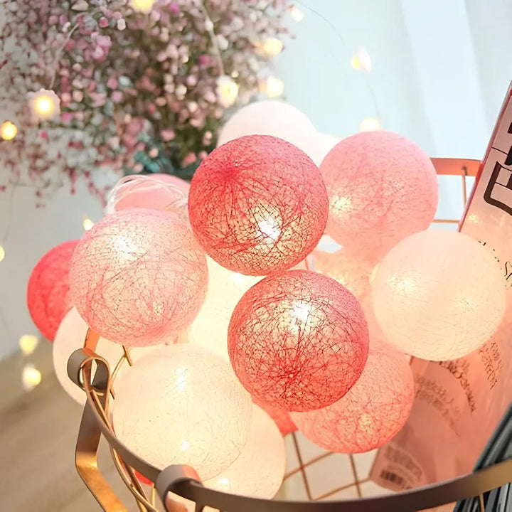 Atmospheric Ball String Lights - LumaBreeze-Candy-150 cm-USB-State of Style
