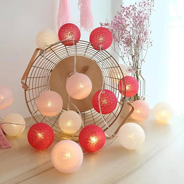 Atmospheric Ball String Lights - LumaBreeze-Candy-150 cm-USB-State of Style