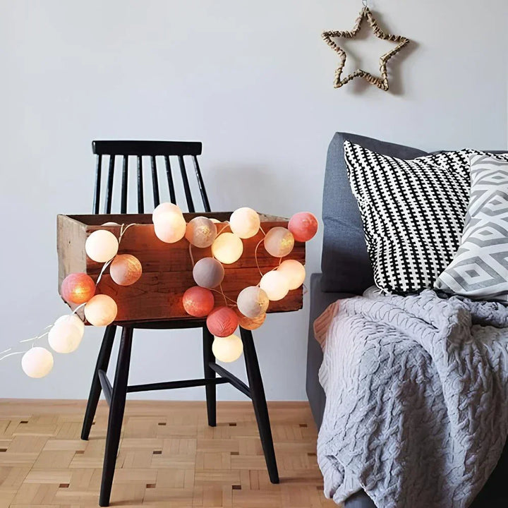 Atmospheric Ball String Lights - LumaBreeze-Candy-150 cm-USB-State of Style