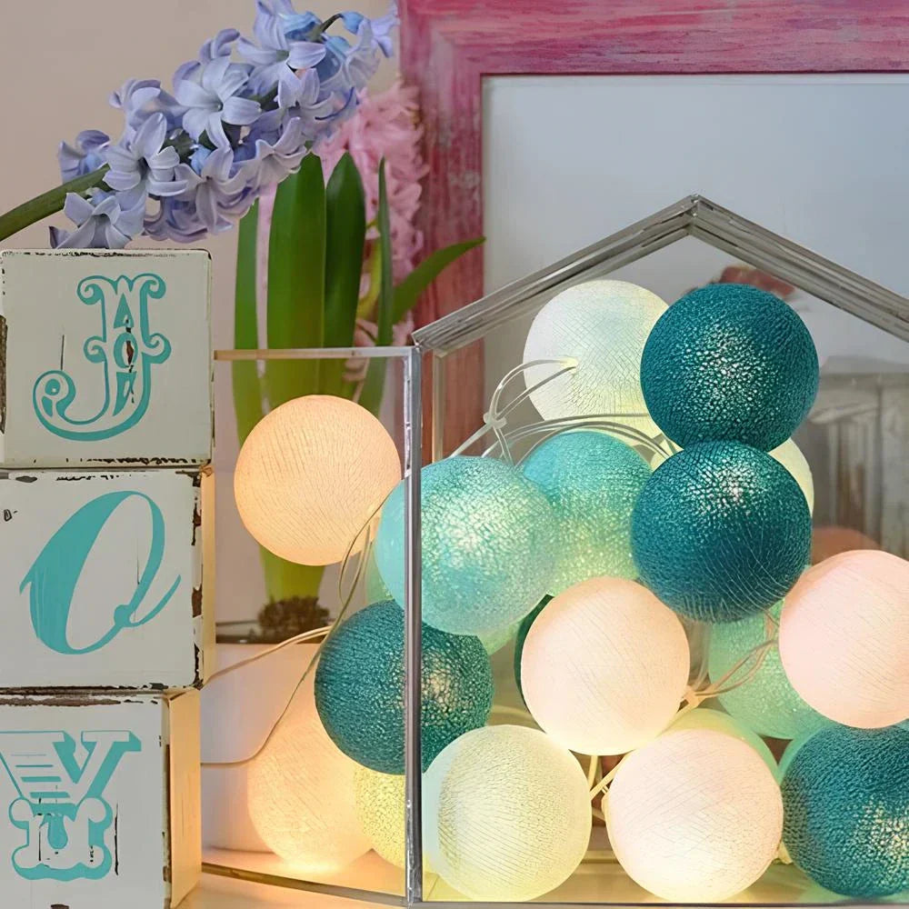 Atmospheric Ball String Lights - LumaBreeze-Candy-150 cm-USB-State of Style