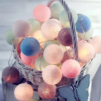 Atmospheric Ball String Lights - LumaBreeze-Macaroon-150 cm-USB-State of Style