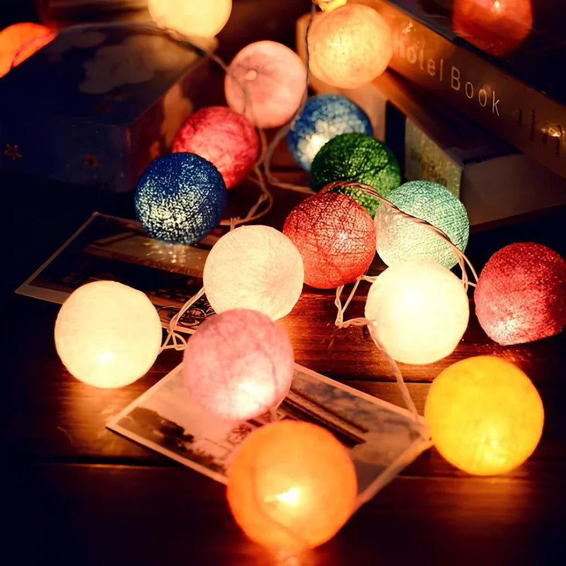 Atmospheric Ball String Lights - LumaBreeze-Party Vibe-150 cm-USB-State of Style