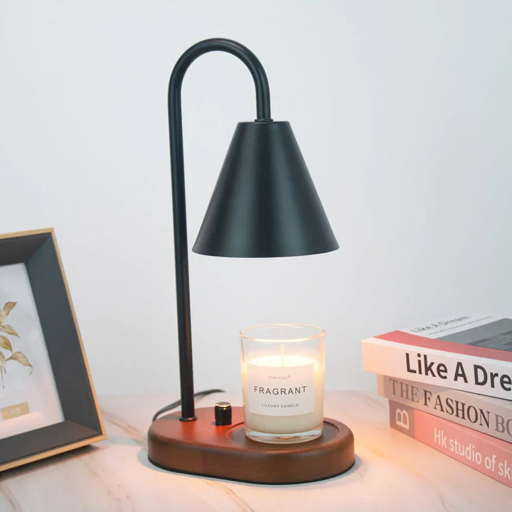 Atmospheric Candle Warmer for Magical Evenings - LumiFlare-White-State of Style