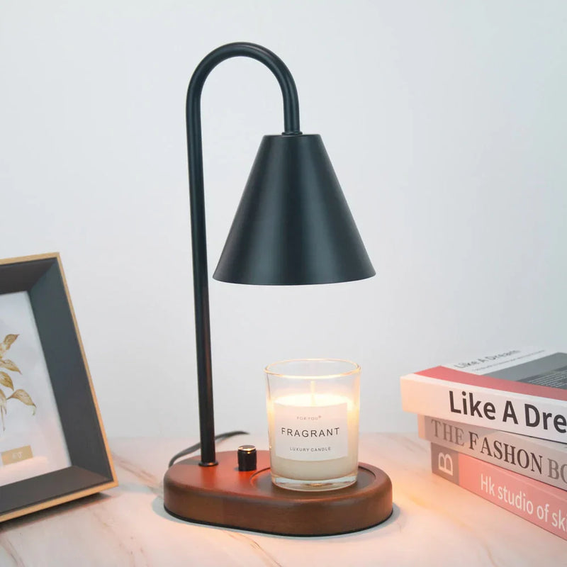 Atmospheric Candle Warmer for Magical Evenings - LumiFlare-White-State of Style
