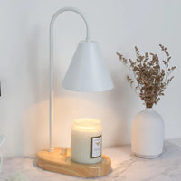 Atmospheric Candle Warmer for Magical Evenings - LumiFlare-White-State of Style