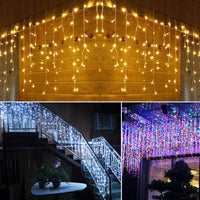 Atmospheric Icicle Lights - FrostGlow-White-State of Style