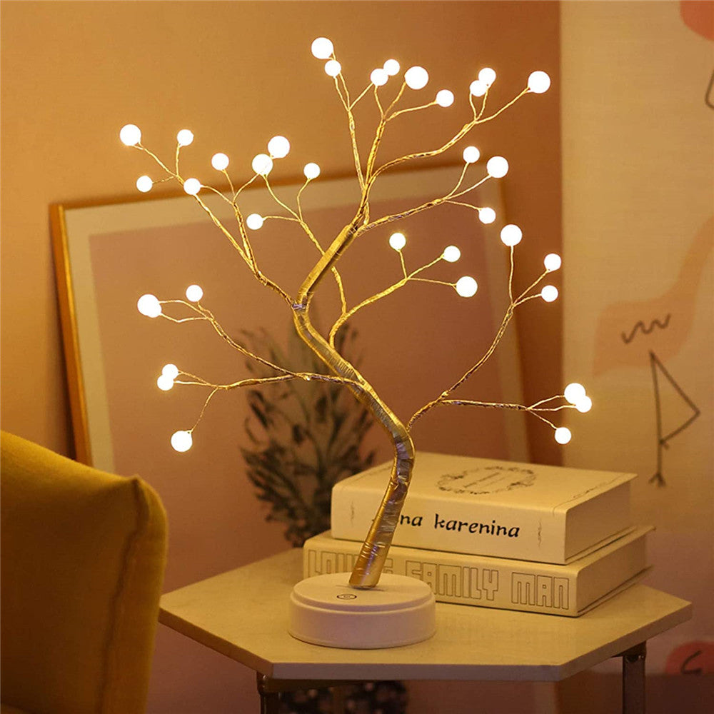 Atmospheric Illuminated Tree - LumaTree-Drops-State of Style