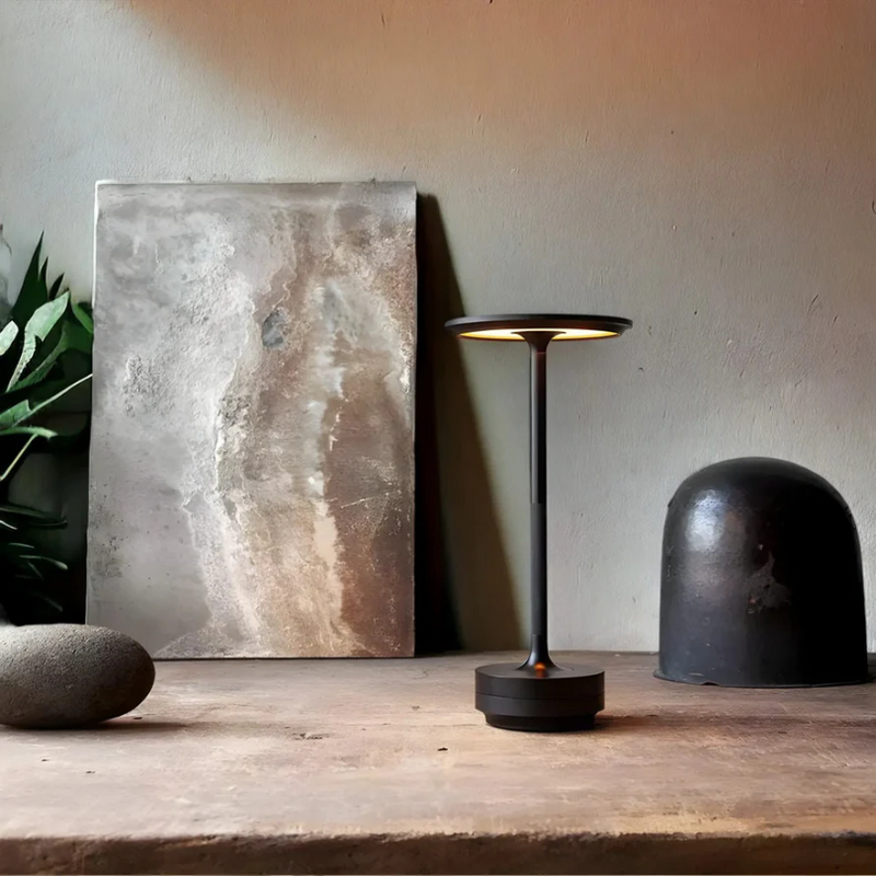 Atmospheric Luxury Table Lamp - LumoVibe-Black-State of Style