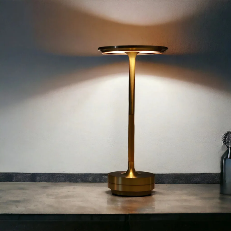 Atmospheric Luxury Table Lamp - LumoVibe-Gold-State of Style