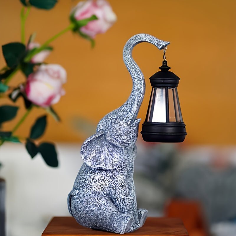 Atmospheric Solar Lamp for the Garden - Elephant Glow-State of Style