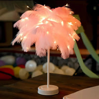 Atmospheric Veer Palm Tree Lamp - LumaPalm-Pink-White-State of Style