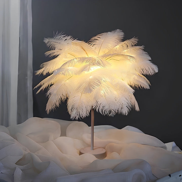 Atmospheric Veer Palm Tree Lamp - LumaPalm-White-White-State of Style