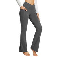 Attractive Yoga Pants-Dark Grey-S-State of Style