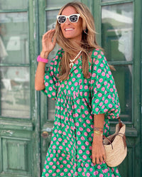 Australian Beach Dreams Maxi Dress-Green Oasis-S-State of Style