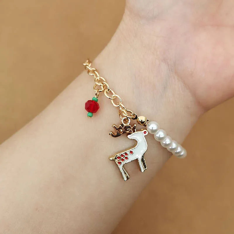 Australian Christmas Charm Bracelet | Festive Jewelry for Women-REINDEER-State of Style