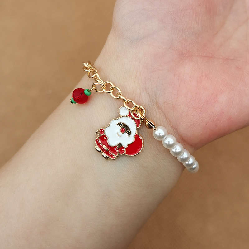 Australian Christmas Charm Bracelet | Festive Jewelry for Women-SANTA CLAUS 1-State of Style