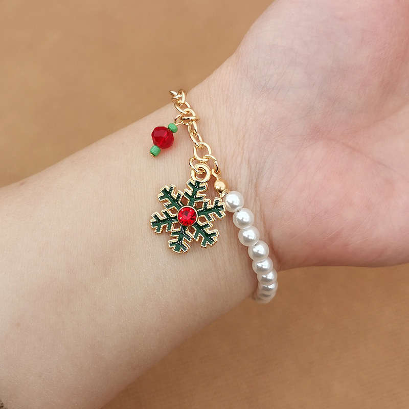 Australian Christmas Charm Bracelet | Festive Jewelry for Women-SNOWFLAKE-State of Style