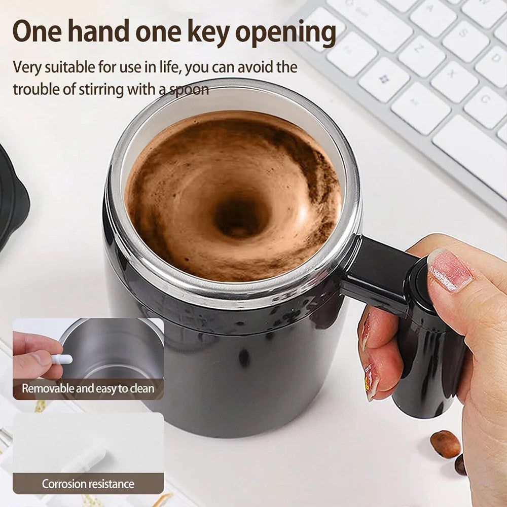 Auto-Stirring Mug - AutoBlend-Black-State of Style
