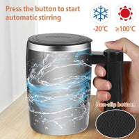 Auto-Stirring Mug - AutoBlend-Black-State of Style