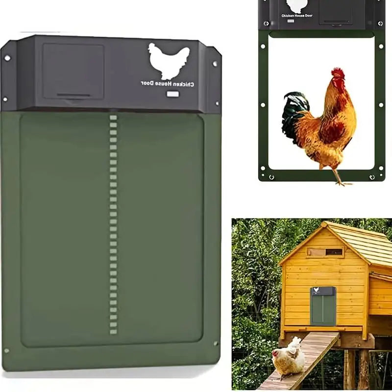 Automatic Chicken Coop Door System - SafeCoop-Green-State of Style