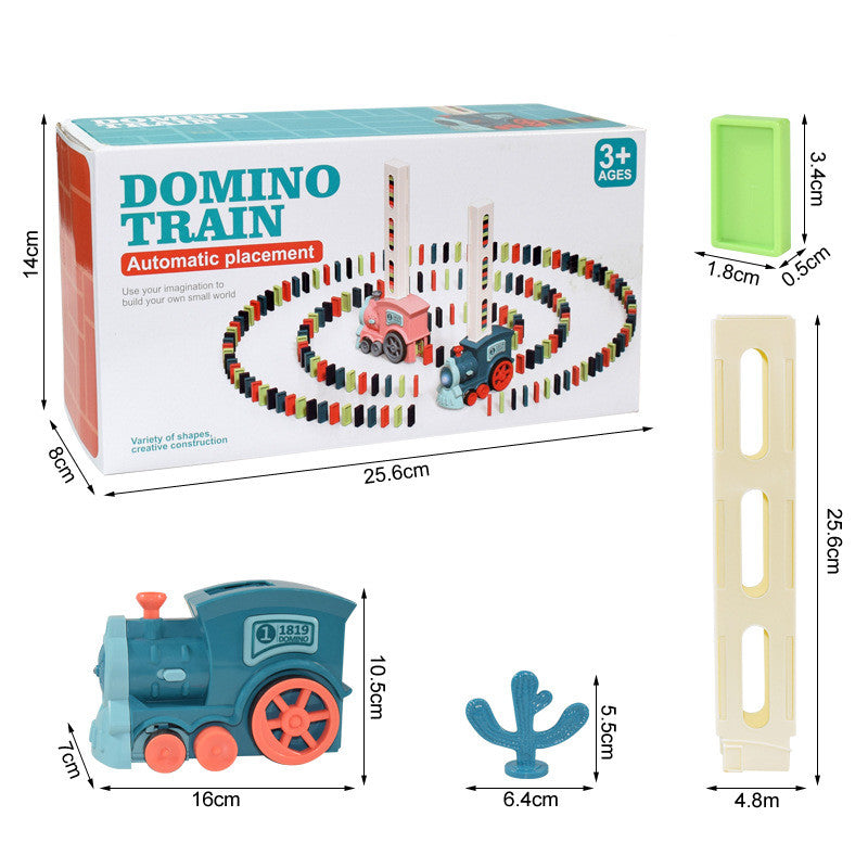 Automatic Domino Train Set - AutoDomino-60 Pieces-Blue-State of Style