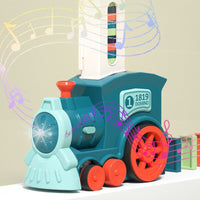Automatic Domino Train Set - AutoDomino-60 Pieces-Blue-State of Style