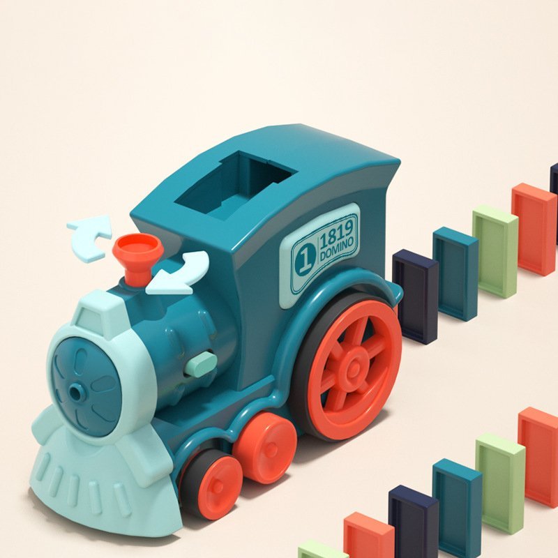 Automatic Domino Train Set - AutoDomino-60 Pieces-Blue-State of Style