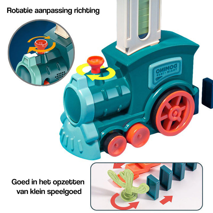 Automatic Domino Train Set - AutoDomino-60 Pieces-Blue-State of Style