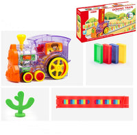 Automatic Domino Train Set - AutoDomino-60 Pieces-Transparent-State of Style