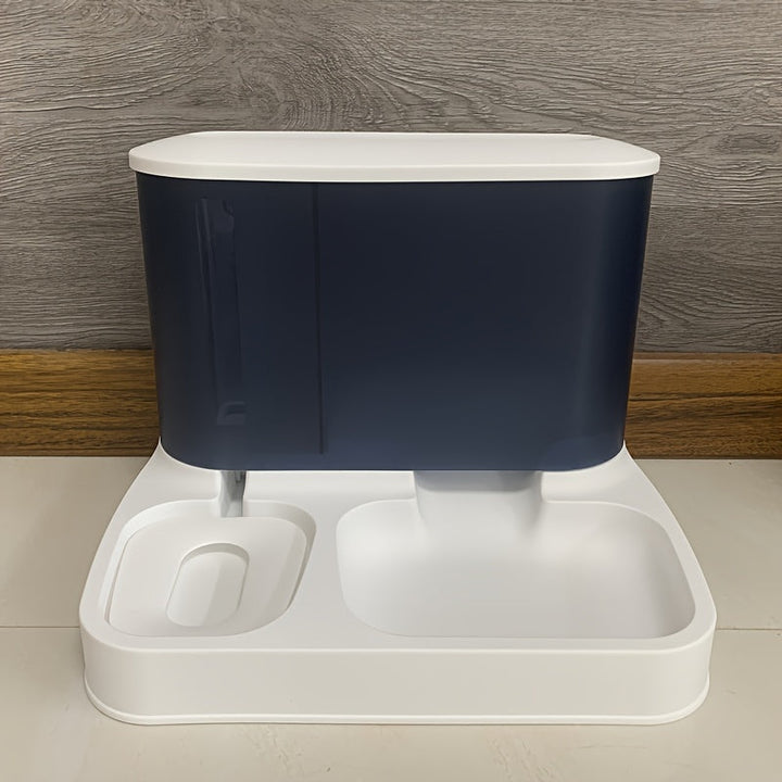 Automatic Food and Water Dispenser - EasyFeed Duo-Blue-State of Style