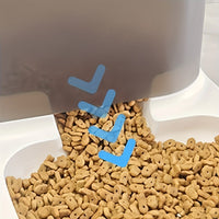 Automatic Food and Water Dispenser - EasyFeed Duo-White-State of Style