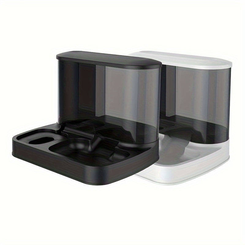 Automatic Food and Water Dispenser - EasyFeed Duo-White-State of Style