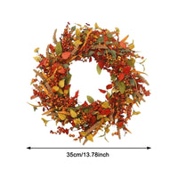 Autumn Wreath - AmberLeaf-35 cm-State of Style