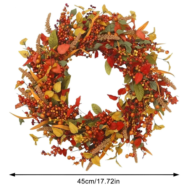 Autumn Wreath - AmberLeaf-35 cm-State of Style