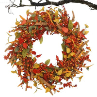 Autumn Wreath - AmberLeaf-35 cm-State of Style