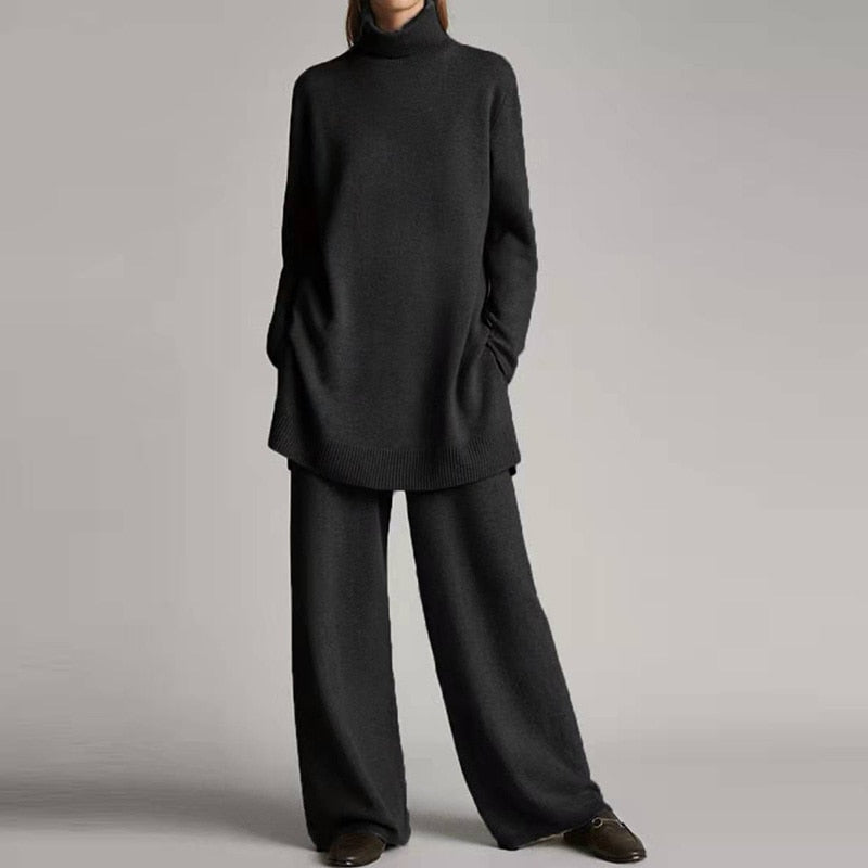 Azaria Set | Comfortable Women's Loungewear-Black-S-State of Style