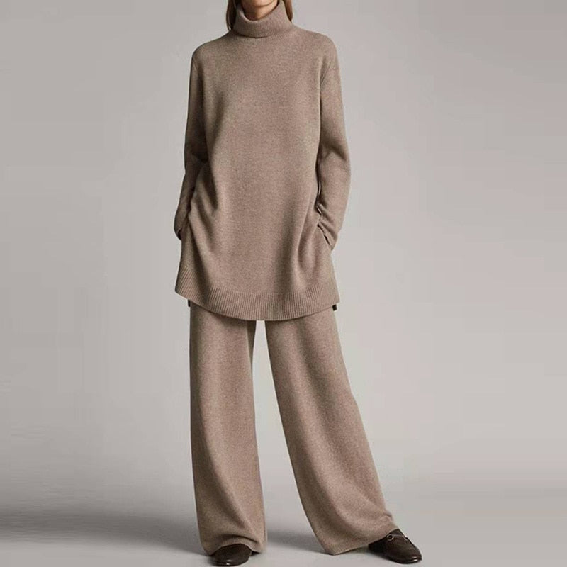 Azaria Set | Comfortable Women's Loungewear-Khaki-S-State of Style