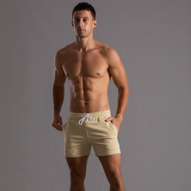 Azriel Flex Shorts | Men’s Super-Stretch Fitness Shorts-Green-M-State of Style