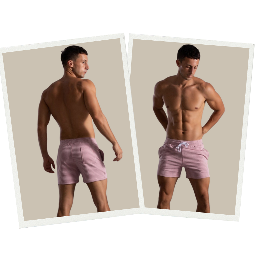 Azriel Flex Shorts | Men’s Super-Stretch Fitness Shorts-Green-M-State of Style