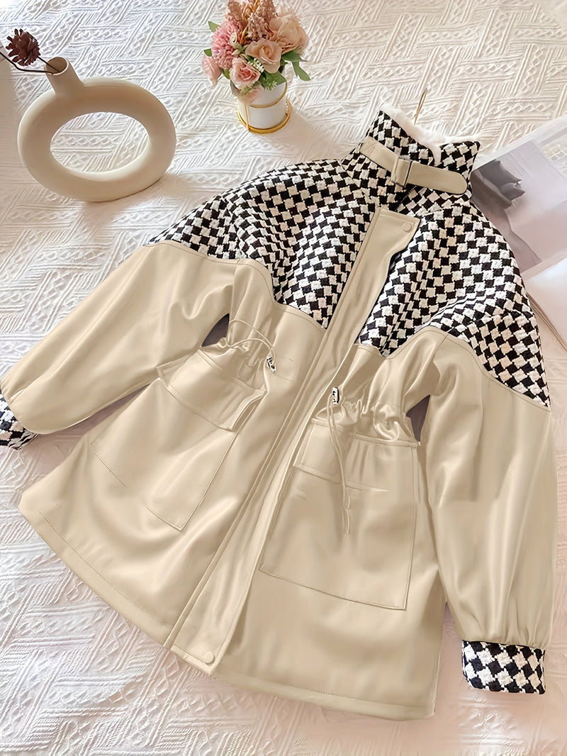 Ladies' plush jacket for autumn & winter – Maribel