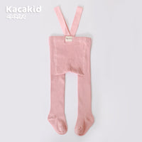 Baby Girls' and Boys' Knitted Trousers with High Waist-Pink-0-12 months-State of Style