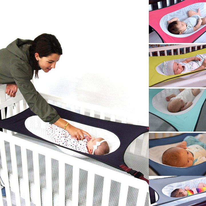 Baby Hammock for Cradle or Playpen – LunaNest-Blue-State of Style