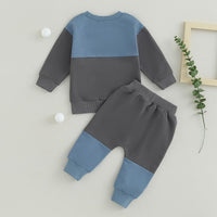 Baby Jogger Winter Set – Contrast Sweatshirt and Trousers-A-0-6 Months-State of Style