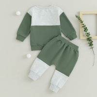 Baby Jogger Winter Set – Contrast Sweatshirt and Trousers-A-0-6 Months-State of Style
