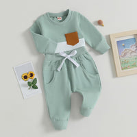 Baby Jogger Winter Set – Contrast Sweatshirt and Trousers-E-0-6 Months-State of Style